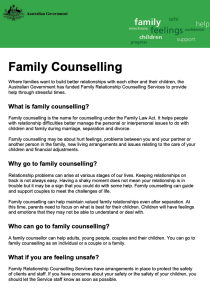 Family Counselling (English language version) cover image